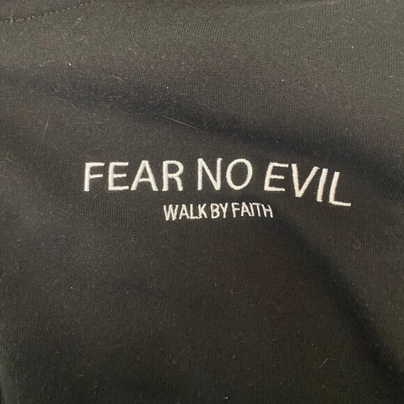 "Fear No Evil" Hoodie – Angel Cult | Walk By Faith | Size S - Picture 6 of 7